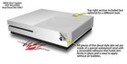 Skin Xbox One S Console Controller Solids Collection White