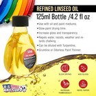 U s  Art Supply Refined Linseed Oil  125ml