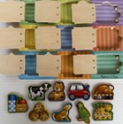 Melissa   Doug Wooden Magnetic Hide   Seek Hinged Doors Board Puzzle Mpn 8474