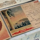 Mid Century Ussr Qsl Radio Cards     Soviet Cold War Postal Graphic Design