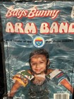 Vintage 1990 Bugs Bunny Looney Tunes Inflatable Arm Bands Set Pool Nos