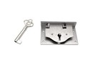 Antique Chest Lock Half Mortise Box Lock Trunk Lock Grab Lock Cabinet Lock 