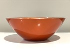 Vintage Orange Emalox Norway 8    Aluminum Bowl Unused With Original Label 