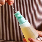 1 3 Pcs Silicone Oil Bottle With Brush Bbq Baking Pastry Oil Dispenser