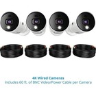Night Owl F88d14dp8ls 8-channel 4k Dvr 4 Wired 1080p Cameras 1tb Security Kit