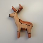 Sweet Potato Village Wooden Buck Deer Figurine Spv Waldorf Woodland Animal Toy