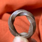 Ancient Rare Bronze Twisted Viking Ring Stunning Authentic Antique Artifact