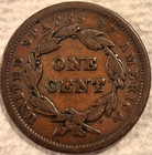 1842 Braided Hair Large Cent Petite Head Lg Date Variety Nice Details Full Rim