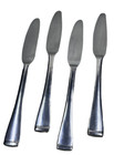 4 Oneida Forte Dinner Knives 9 5  Quality 18 8 Stainless Steel Modern Shape