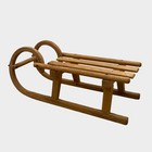 Vintage Wooden Sled Toboggan Snow Sledge Rustic Winter Cabin Decor