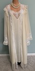 New Sheer Chiffon Peignoir Set 3x Slip Dress Nightgown Robe Lingerie