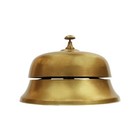 Huge Solid Brass Hotel Counter Service Desk Bell Clerk reception call Ring Bells