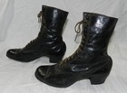 Vintage Women s Victorian Style Leather Lace-up Shoes   Boots
