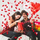 200 Love Red Lip Confetti  Romantic Wedding Valentine s Day Bride Anniversary   