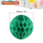 10pcs 10   Paper Pom For Hanging Decoration  Dark Green