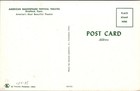 Vtg Stratford Ct Night View American Shakespeare Festival Theatre Postcard