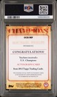 2012 Topps Usa Olympics U s  Champions Autos  mp Michael Phelps Psa 9 Auto