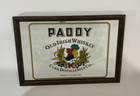 Paddy Old Irish Whiskey Bar Mirror  Cork Distilleries Ireland  Wood Frame
