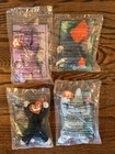 Ty Mcdonalds Teenie Beanie  10 Zip Cat  6 Happy  12 Peanut  8 Scoop
