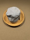 1990   s Oshkosh Rare Straw Boater Hat W  Bows Girls