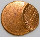 Lincoln Memorial Cent Struck Off Center Error Coin I873