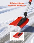 Vevor 9 In Foldable Snow Shovel For Driveway 36-40 In Adjustable Lightweight
