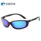 Costa Del Mar Brine Matte Black blue Mirror Polarzied Sunglasses 580p