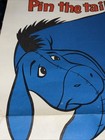 Disney Vintage Eeyore Pin The Tail On The Donkey Birthday Party Game