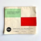 Vintage Leica M3 Instruction Manual