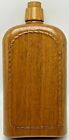 Vintage Antique Solid Wood Bottle Salesman Sample Large Flask Ships Wheel