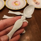 Tea Party Play Set Beauty    The Beast Disney Chip Cups Plates Spoon Lot Toys