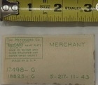 Japanese Merchant Ship Sunk Kill Decal Applied To Us Fighter Planes - Dated 1943