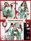 Patpat Family Christmas Pjs Matching Green Tree Kids 10 11 With Socks