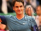 Roger Federer Autographed Picture - Signed At Us Open  5x7 