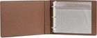 3 Ring Check Binder For 3   9 Hole Checks 3 On A Page Faux Leather Brown