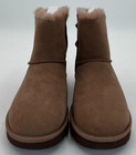 Ugg Mini Bailey Bow Ii Women s Size 7 Rocky Oak Suede Boots Nib