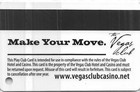 Las Vegas Club Casino - Las Vegas  Nv - 6th Issue Slot Card  blank 