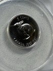 1967 Canada 5 Cents Proof Like Graded Ms 67 By Anacs