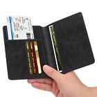 Premium Vegan Leather Rfid Blocking Passport Holder Travel Wallet Case Cover