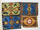 Lot Of 37 Antique C 1910 Tobacco Cigar Box Felt Flannel Flags M561