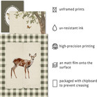 16 Pcs Woodland Nursery Wall Art Decor  Vintage Baby Girl   Boy Nursery Decor   