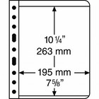 25 New Lighthouse Vario 1c Stock Pages  clear Sheets --free  Shipping