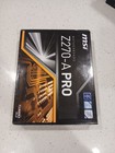Msi Z270-a Pro Intel Motherboard Untested