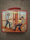 1973 Aladdin Emergency  51 Vintage Metal Lunchbox And Thermos Fire Truck