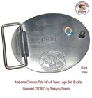 Alabama Crimson Tide Team Logo Belt Buckle Ncaa Licensed 2scb13 By Siskiyou