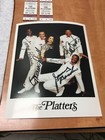 Monroe Powell   The Platters 1995 Signed Autograph Photo Shirt   Concert Tickets