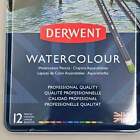 Derwent  12 Pack  Watercolour Pencils Metal Tin Water Soluble Color Layer 3288i