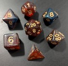    blood   Sea    7 Dice Set Poly Rpg Dnd Dungeons Dragons Ad d Pathfinder D20