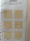 New Vintage Making Memories 24 Ledger Sheets  12 X 12  4 Each Of The 6 Patterns