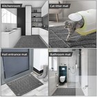 Cat Litter Box Mat  35  X 24  Large Kitty Litter Trapping Mat Keep Floor Clean